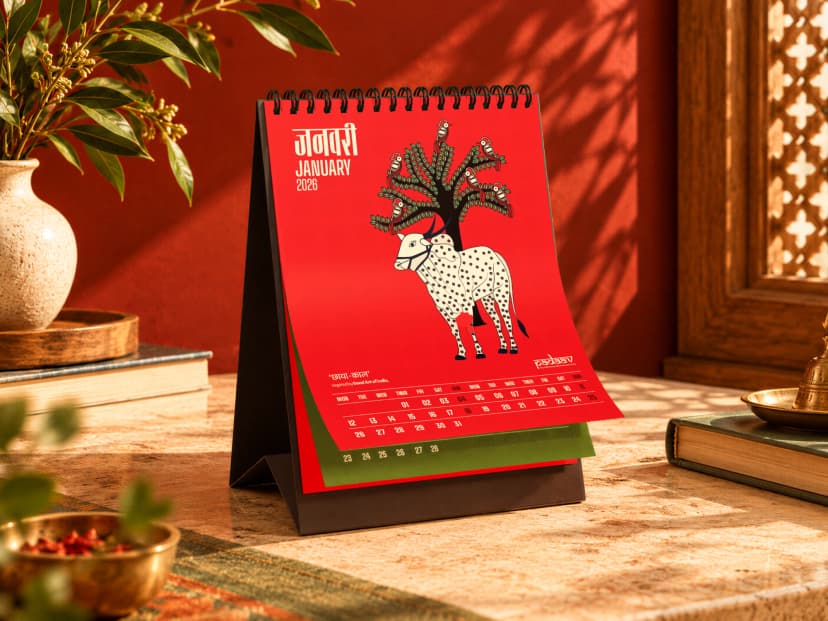 Vanantar, calendar design by Dā Art Lab